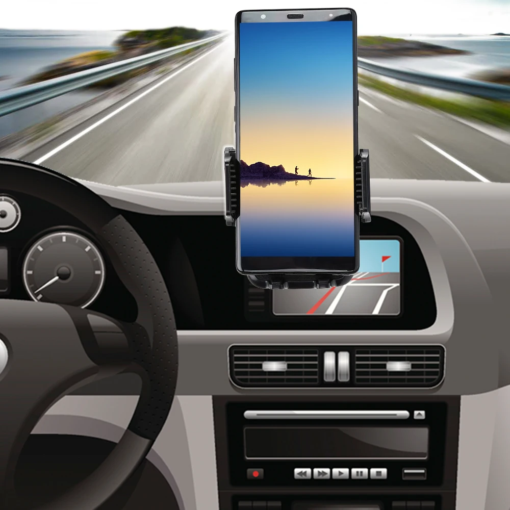 Автомобильный держатель для телефона iPhone SE 2020 11 Pro Max Samsung S20 S10 S9 S8 Note 10 + Redmi 8T 8