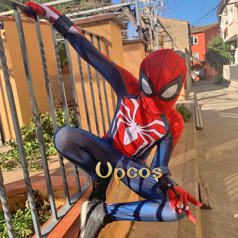 Новая игра PS4 INSOMNIAC костюм Человека-паука 3D принт спандекс лайкра костюм Человека-паука продвинутый костюм костюмы подарок