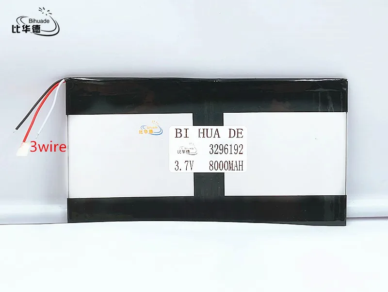 Li po 3 7 В 8000 мАч для X98 air 3G P98 v99i планшетный ПК аккумулятор провода идеальное