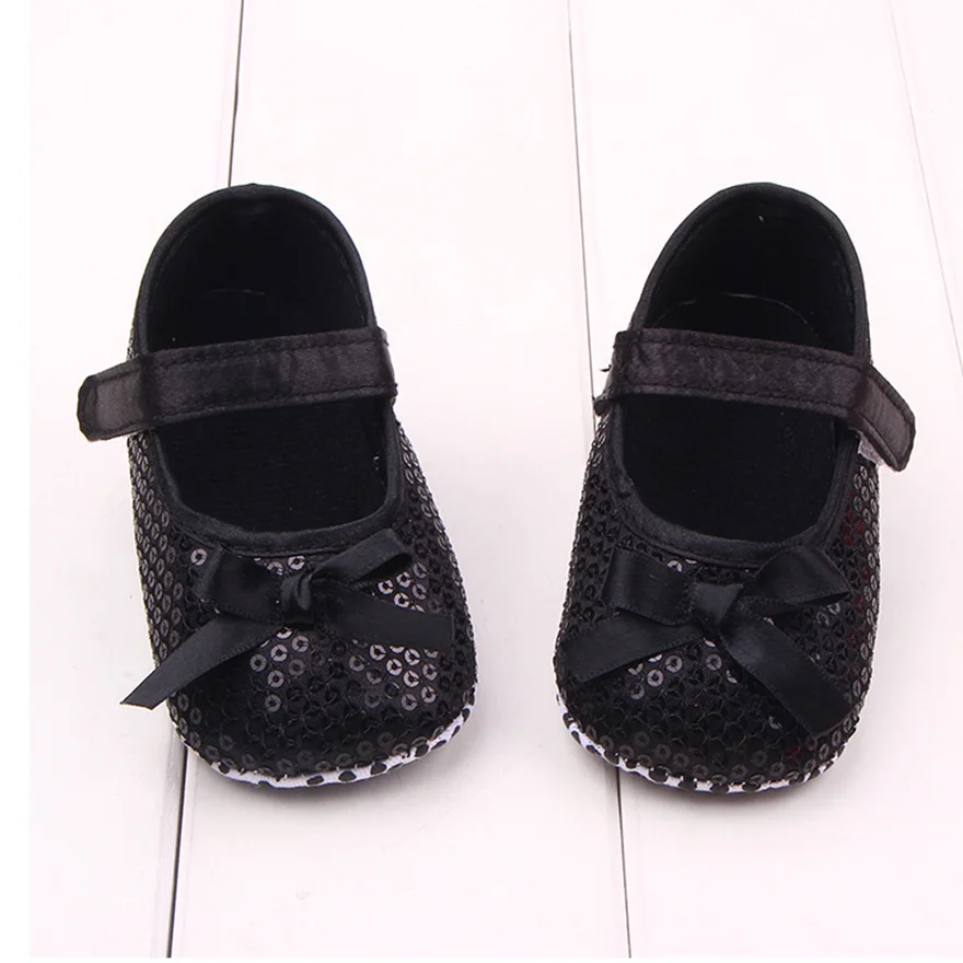 Яркие блестящие туфли для новорожденных девочек милые танцев в стиле принцессы