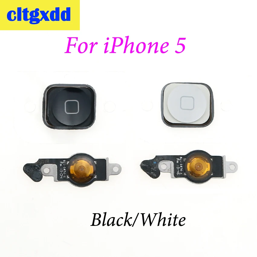 Cltgxdd домашняя кнопка Flex для iPhone 4 4G 4S 5G 5C гибкий кабель без отпечатков пальцев