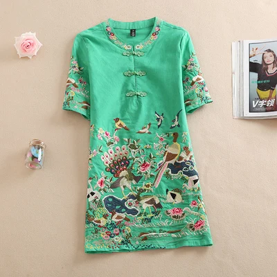 Summer women blouses 2019 Vintage embroidery Print Flower Women Blouses Short Sleeve Shirt Casual women Tops Blouse Plus size