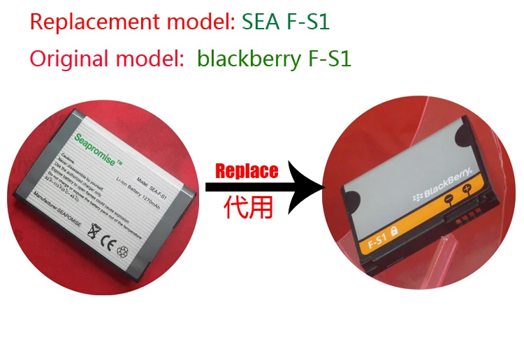 Retail mobile phone battery F-S1 FS1 for Blackberry Jennings Torch 9800 9810 Slider 9800... | Мобильные телефоны и