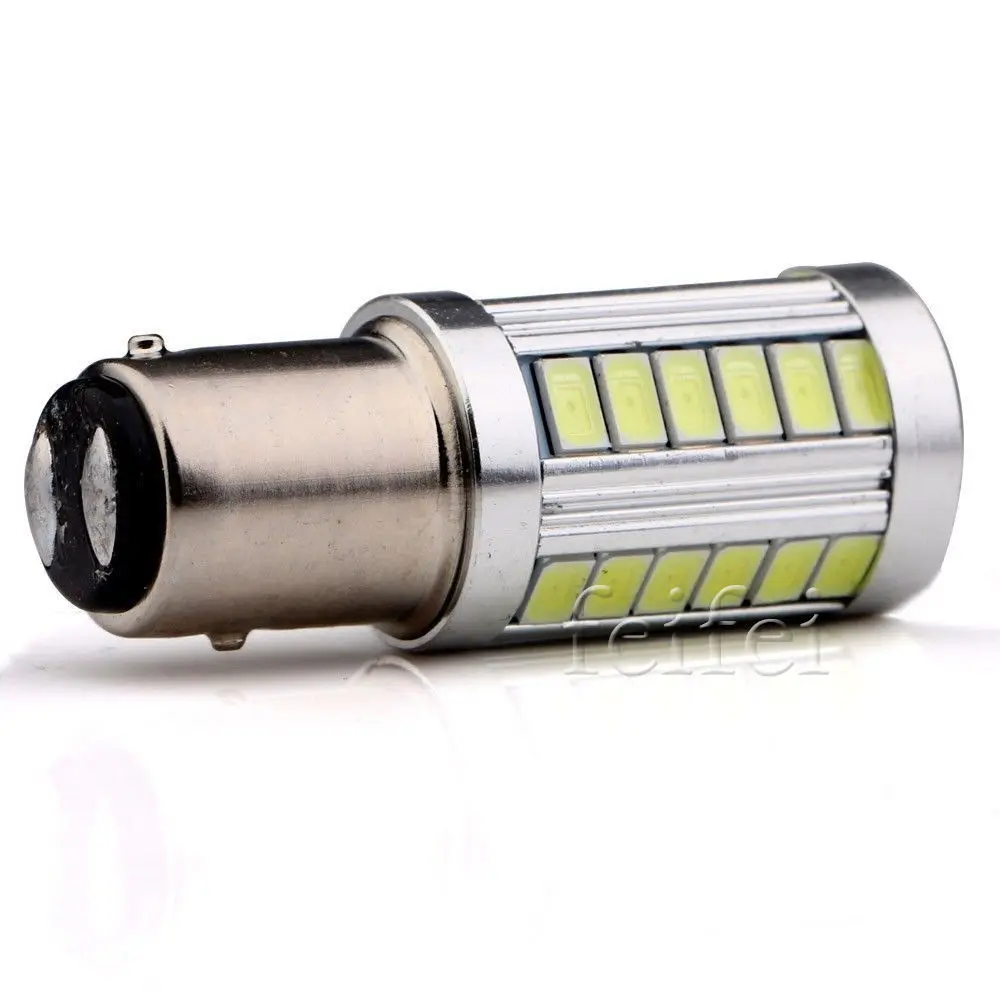 2 шт. 1157 33 SMD 5630 автомобиля тормозной DRL дальнего авто задний обратного лампы