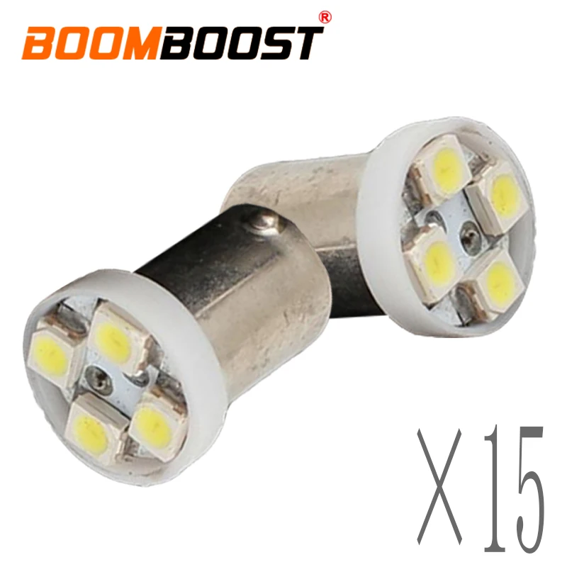 

30 pcs/lot Turn Light Bulbs BA9S 1210 4SMD Auto Light car width lamp Wedge side Interior