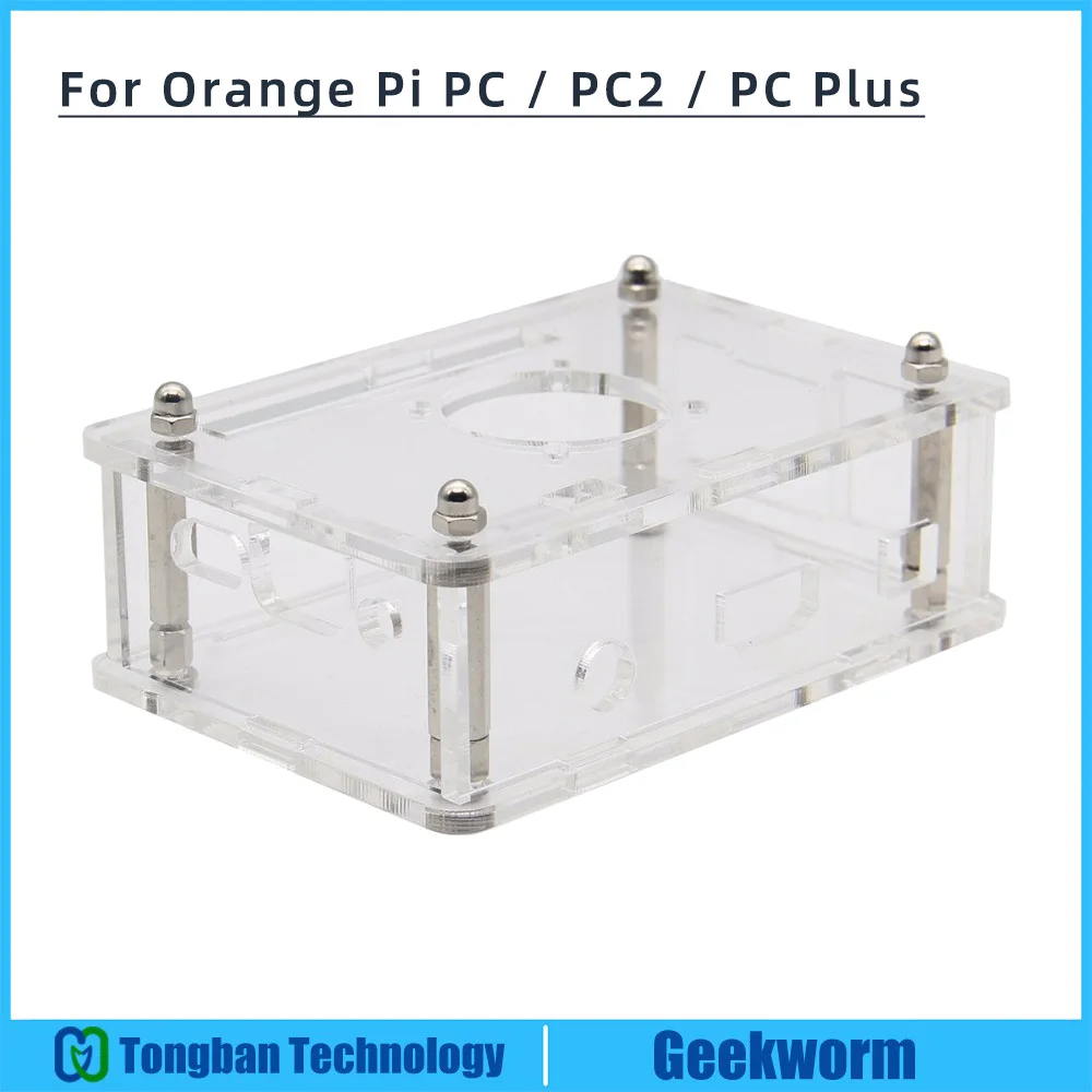 Оранжевый Pi PC/PC 2/PC Plus акриловый чехол, прозрачный защитный чехол, совместимый с Orange Pi