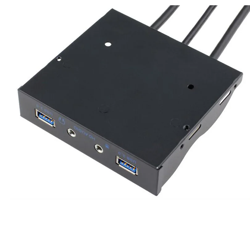 Высококачественный гибкий диск USB 3 0 20 Pin 2 порта Передняя панель узловой отсек