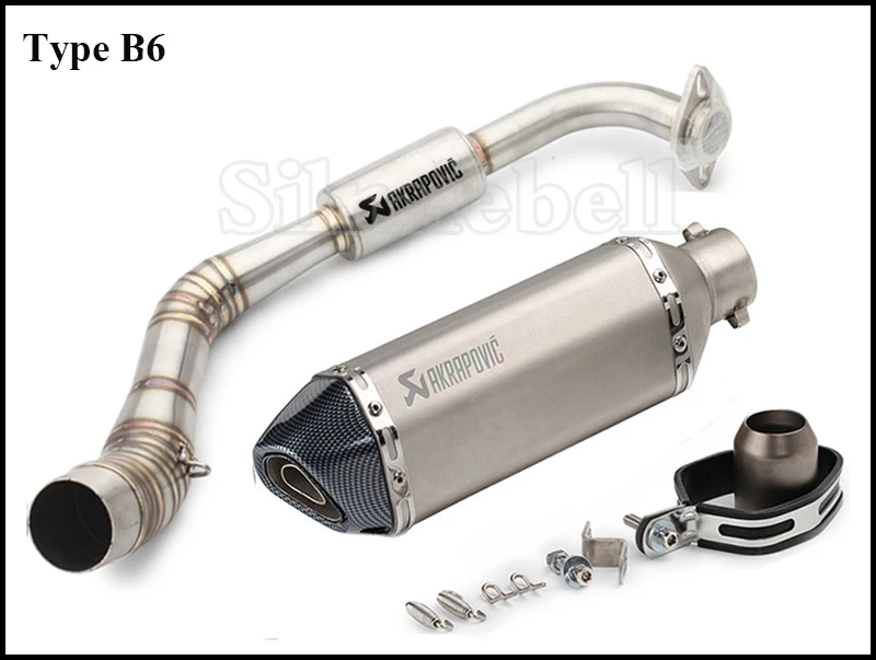 Слипоны выхлопная труба мото глушитель с DB Killer для Yamaha Aerox155 NVX155 NVX125- Akrapovic выхлопной мотоцикл