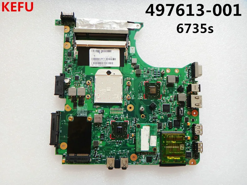 Материнская плата KEFU 494106-001 для ноутбука hp 6535s 6735s 497613-001 материнская 100% полностью