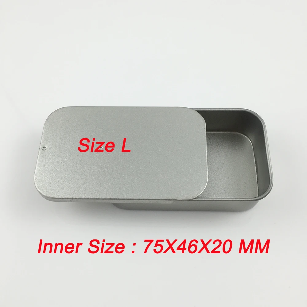 Металлическая жестяная коробка 12 шт./лот набор для выживания контейнер хранения