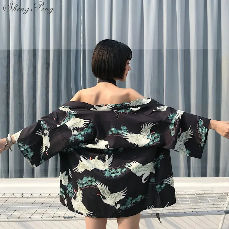 Японские кимоно рубашка кардиган пляжная мода традиционные японские yukata женские