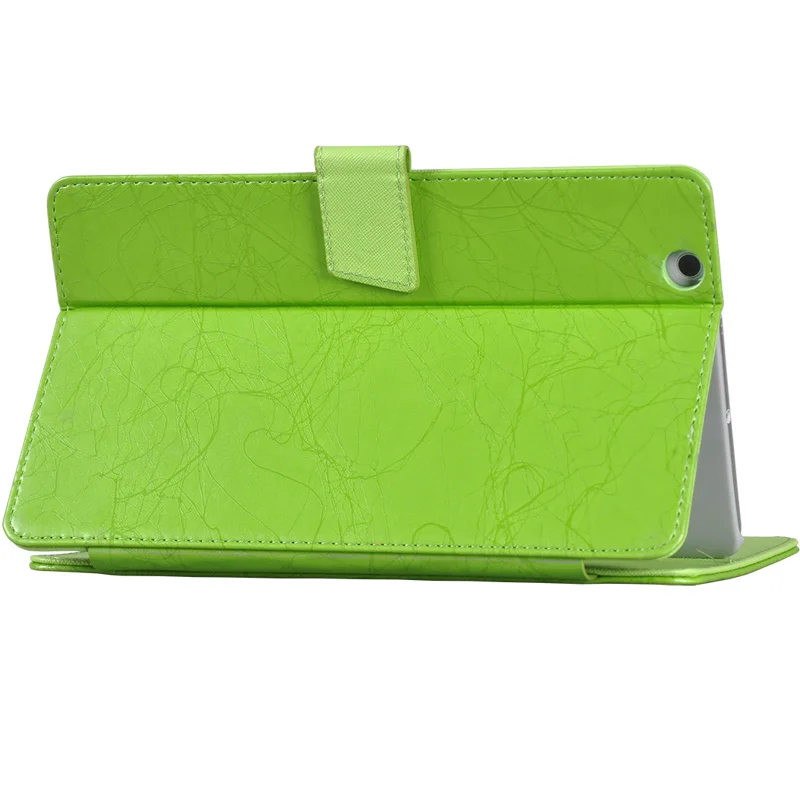 Чехол подставка из искусственной кожи с магнитным принтом для планшета Huawei MediaPad