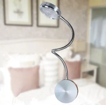 6 Вт серебристый гибкий шланг светодиодный современный настенный светильник 30 см