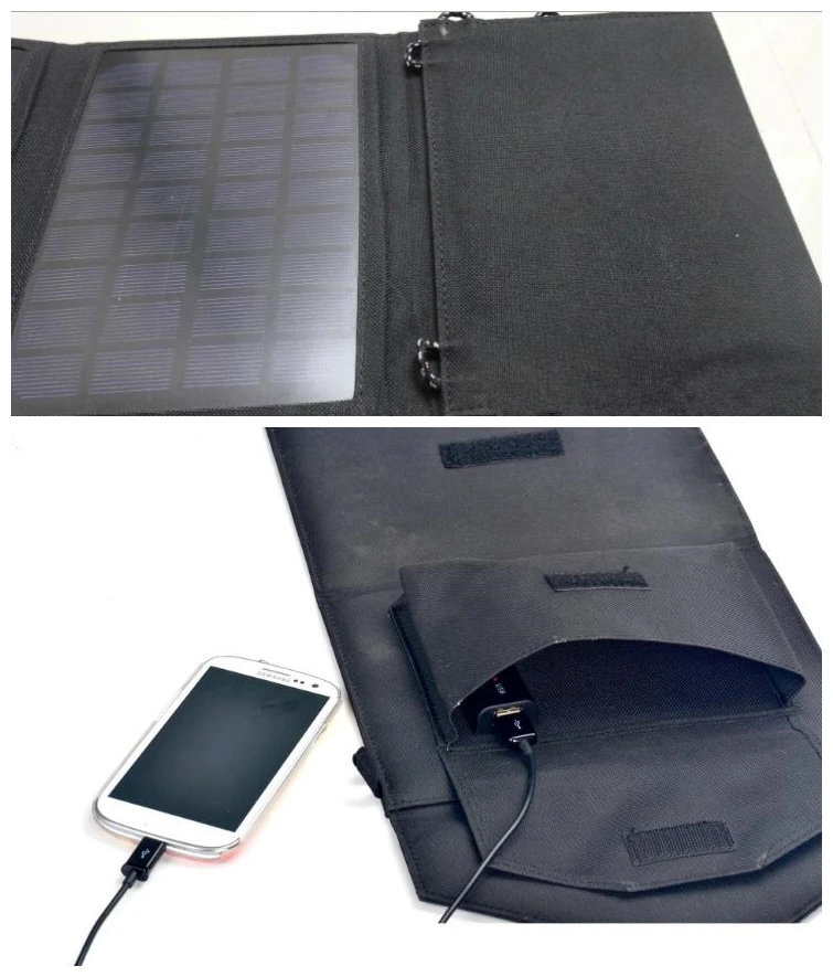 5V 7W 2A складная солнечная зарядка портативная панель сумка для телефона USB