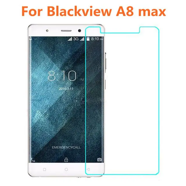 Закаленное стекло для Blackview A8 max оригинальная 9H защитная пленка высокого качества