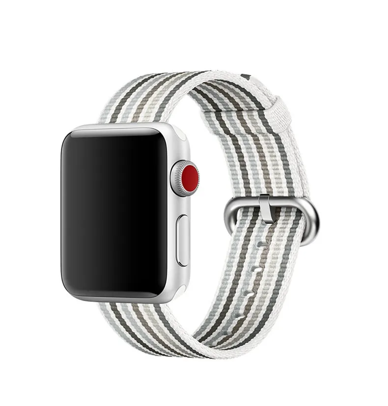 Спортивные тканый нейлоновый ремешок для часов аpple 42 мм/38 мм apple watch 4 полосы 44 мм 40 мм наручных часов iwatch серии 4/3/2/1 браслет ткань correa