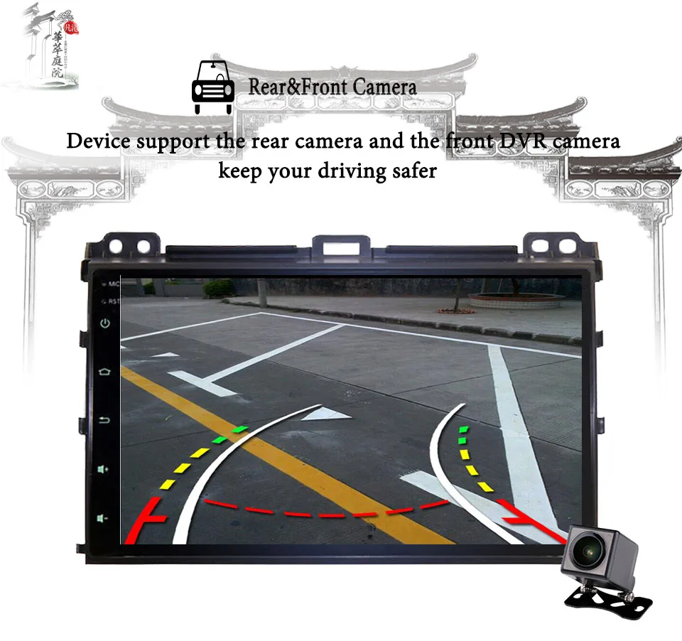 1024*600 HD 9 ''IPS Android 0 4 + 64G Автомобильный Радио dvd музыкальный магнитофон gps монитор