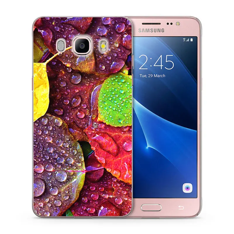 Осенний чехол с листьями желтого цвета и кленового для Samsung Galaxy J1 J5 J7 J2 prime J120 J320 J330