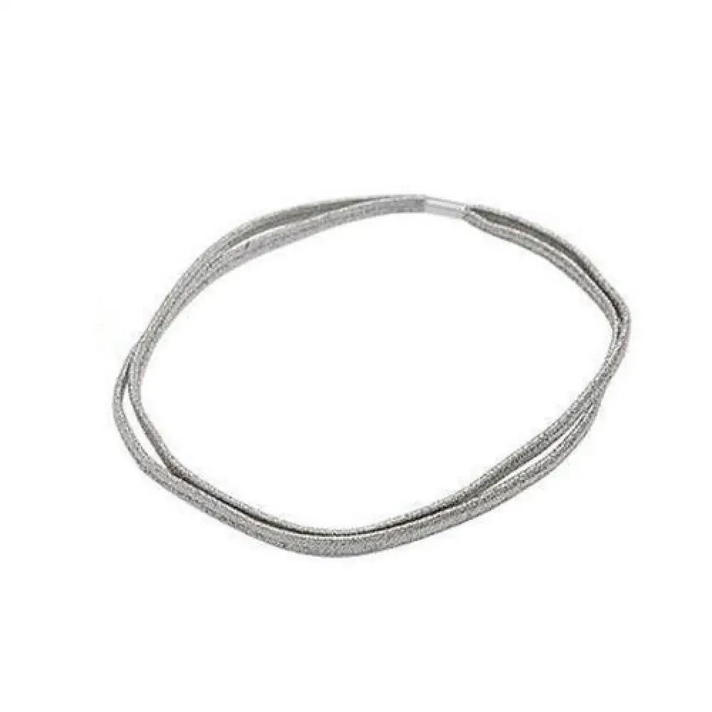 silver 1 шт. Женская эластичная резинка для волос девушки кусок волос простые волосы лента ювелирные изделия для Девочки Женская резиновая аксессуары для волос - Цвет: silver