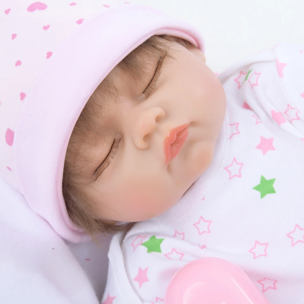 

New Arrival Adorable Cloth Body Baby Reborn Doll Baby Angel Doll Wholesale Reborn Baby Kit Kids bedtime Brinquedos