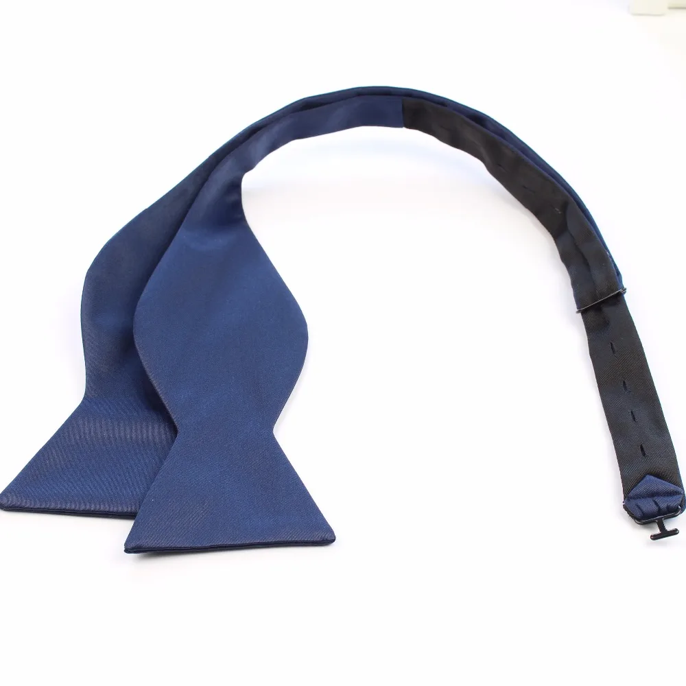 Однотонный Простой шелковый галстук бабочка из полиэстера аксессуары для одежды