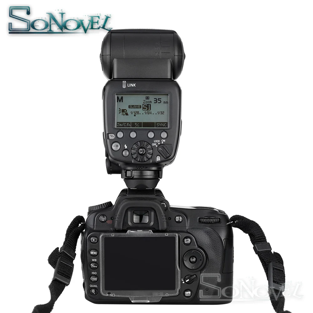 Shanny SN910EX-RF i-TTL HSS 1/8000s GN60 Master/Slave 2.4G Wireless Radio Flash Speedlite for Nikon D850 D810 D800 D750 D500 D5 |