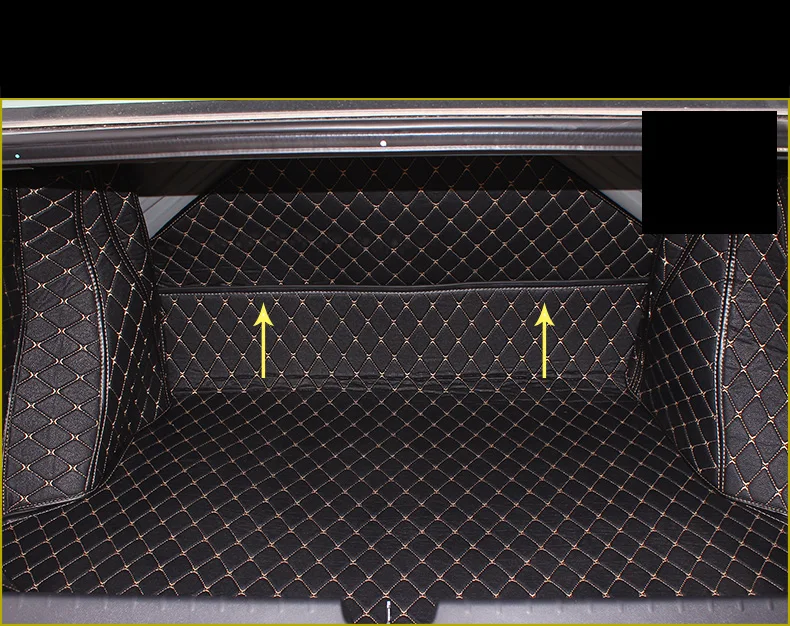 

fiber leather car trunk mat for honda city 2014 2015 2016 2017 2018 2019 Grace car accessories