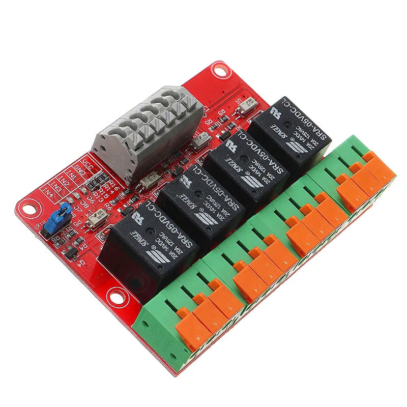 4/8 канал 20А релейный модуль управления для Arduino для UNO R3 для Raspberry Pi
