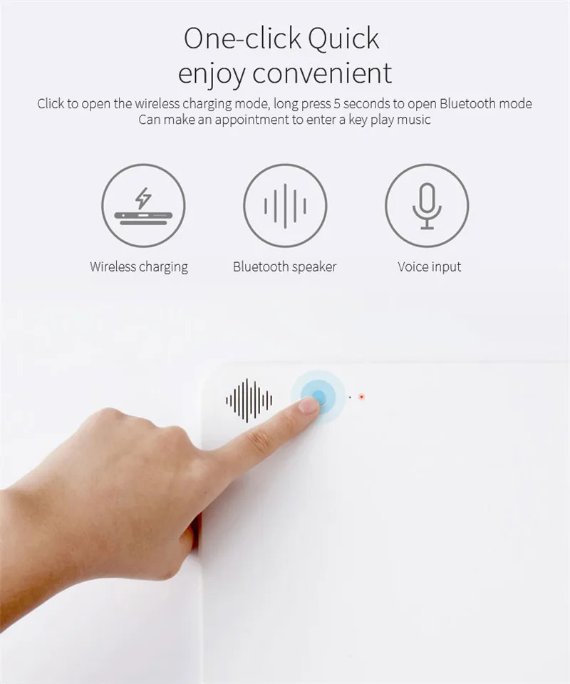 4 в 1 Bluetooth динамик беспроводной зарядный коврик для мыши Qi смартфон зарядное устройство игровой коврик для мыши 5000 мАч мощность домашний офис коврик для мыши