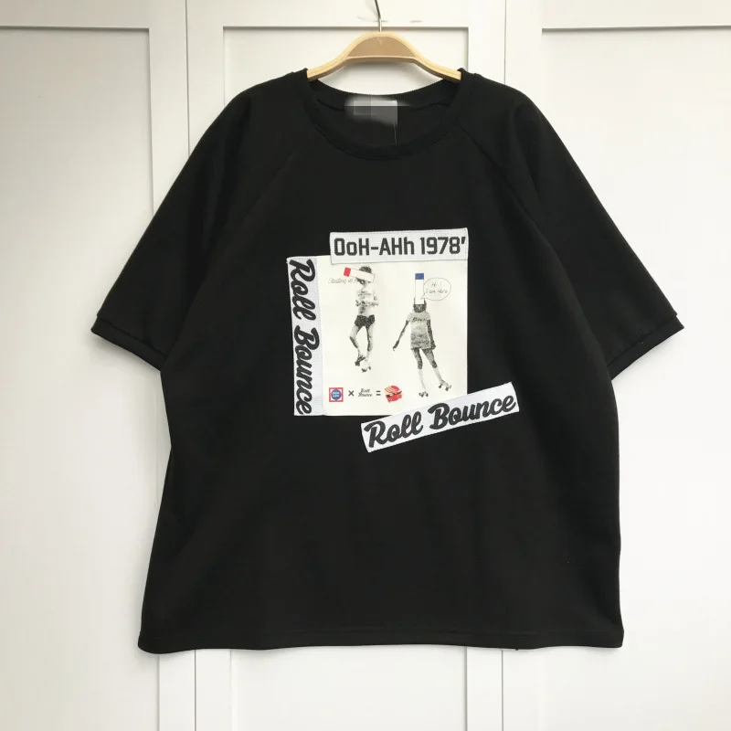 Футболка женская с буквенным принтом модная брендовая Свободная рубашка в стиле