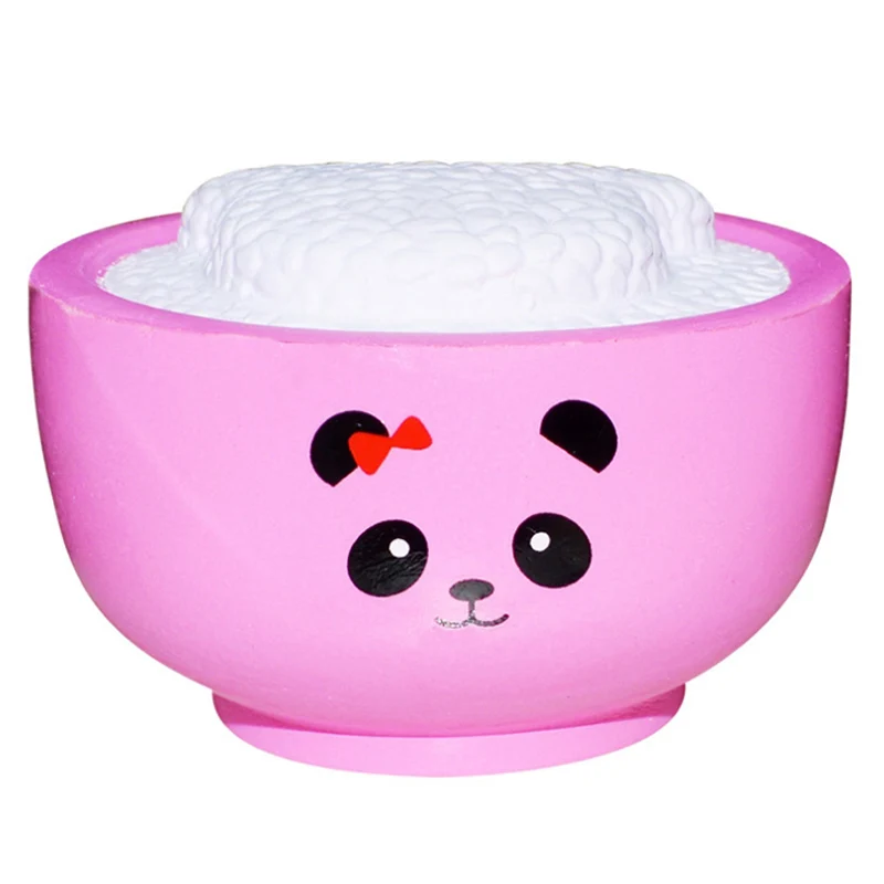 Pink rice Jumbo сырное шоколадное печенье милый мягкий медленно поднимающийся мягкий сжимающийся игрушечный ремешок для телефона ароматизированный снимающий стресс Забавный детский Рождественский подарок - Цвет: Pink rice