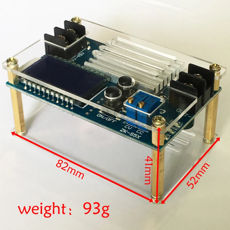 Цифровой понижающий модуль постоянного тока регулируемый постоянный ток