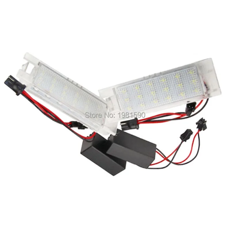 Hopstyling 2 шт. 18SMD Белый светодиодный номерной знак без ошибок для fiat Grade Punto Multipla Marea