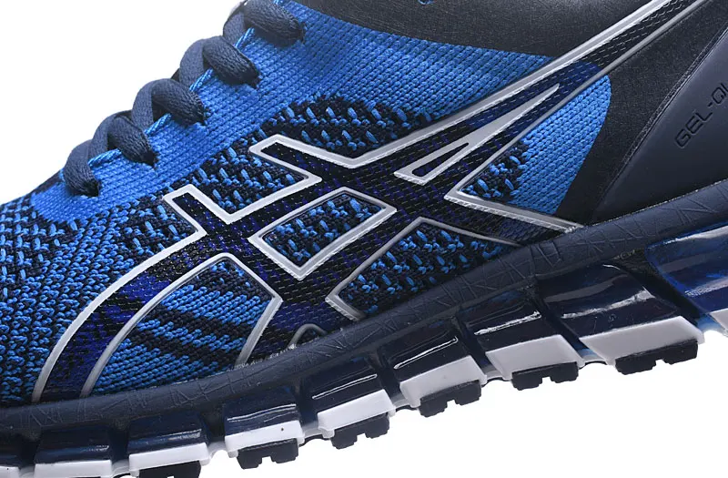 Горячие оригинальные ASICS Гель-Квант 360 вязать Мужская стабильность беговая Обувь Спортивная, кроссовки уличная дышащая удобная