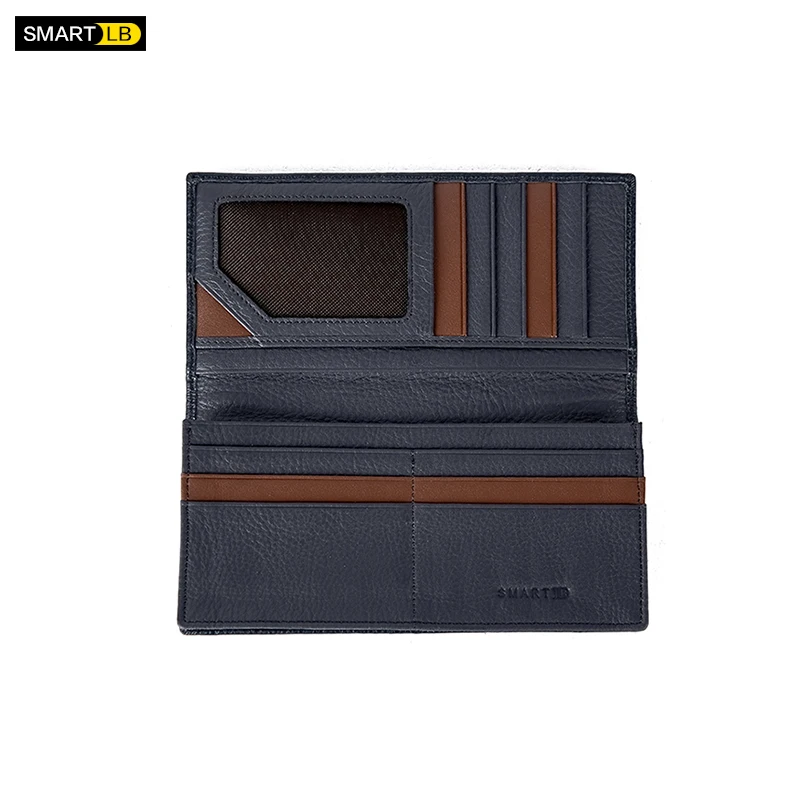 

Men Genuine Leather Anti Lost Intelligent Bluetooth Smart GPS Wallet Purse Male Card Holders Card Case Suit