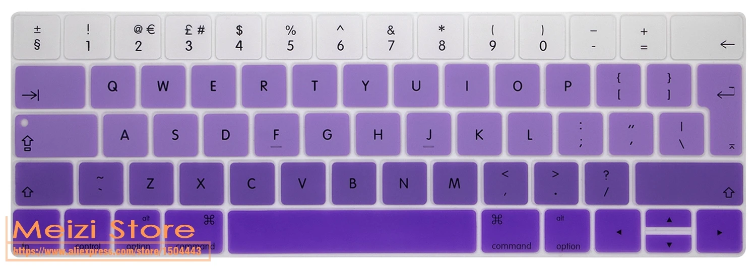 Силиконовые клавиатуры для ноутбука с Touchbar Eu версия A1706 A1707/15 дюймов Новинка Macbook Pro 13 дюймов