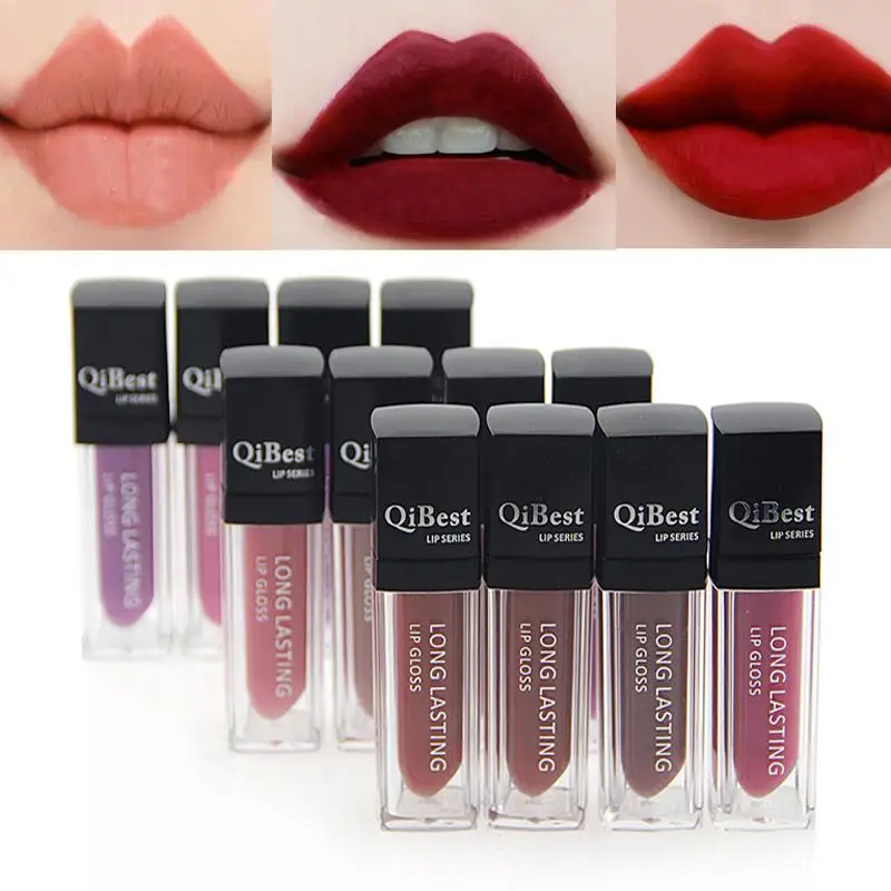 Горячая Высококачественная Сексуальная матовая помада 12 цветов макияж