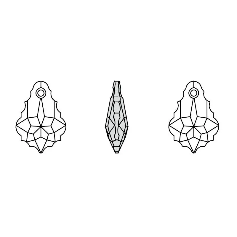 1 шт.) кристалл Swarovski 6090 кулон в стиле барокко австрийские стразы бусины для изготовления ювелирных изделий своими руками