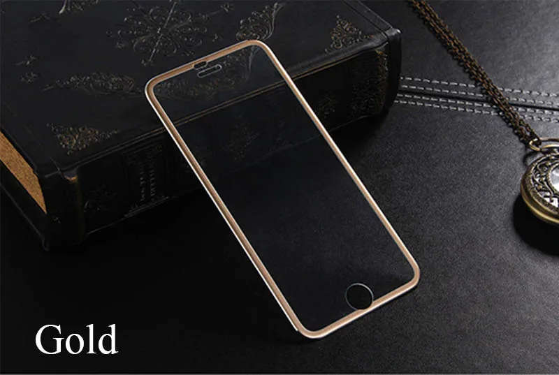 9H край из титанового сплава 3D изогнутое полное покрытие закаленное стекло для iPhone 6 6S 7 8 Plus X XS MAX XR 5 5S SE защита экрана