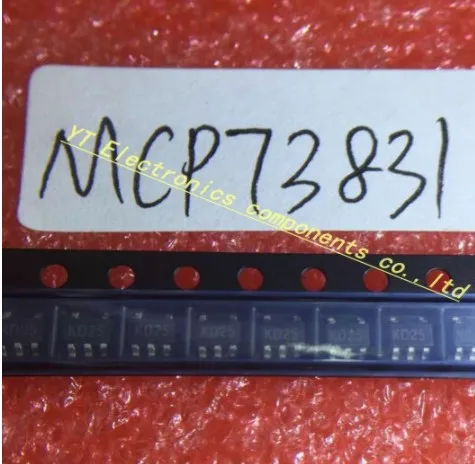 100 шт./лот MCP73831T 2DCI/OT IC CONTROLLR Li Ion 4 2 V SOT23 5 73831 MCP73831|Интегральные схемы| |