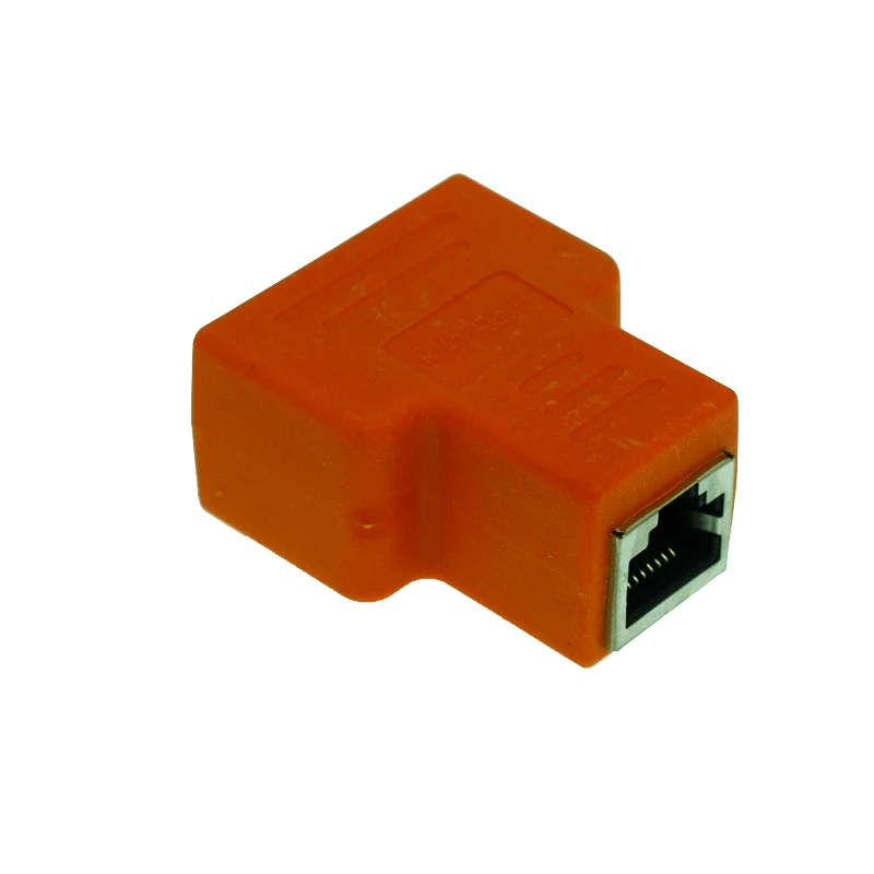 1 шт./лот RJ45 гнездо на 2 гнезда разъем кабель Ethernet LAN порт разветвитель адаптер |