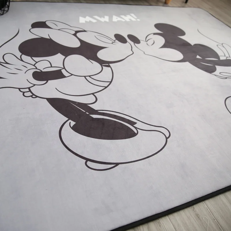 Disney Mickey Minnie Mouse детский коврик для ползания коралловый флисовый дома мягкий