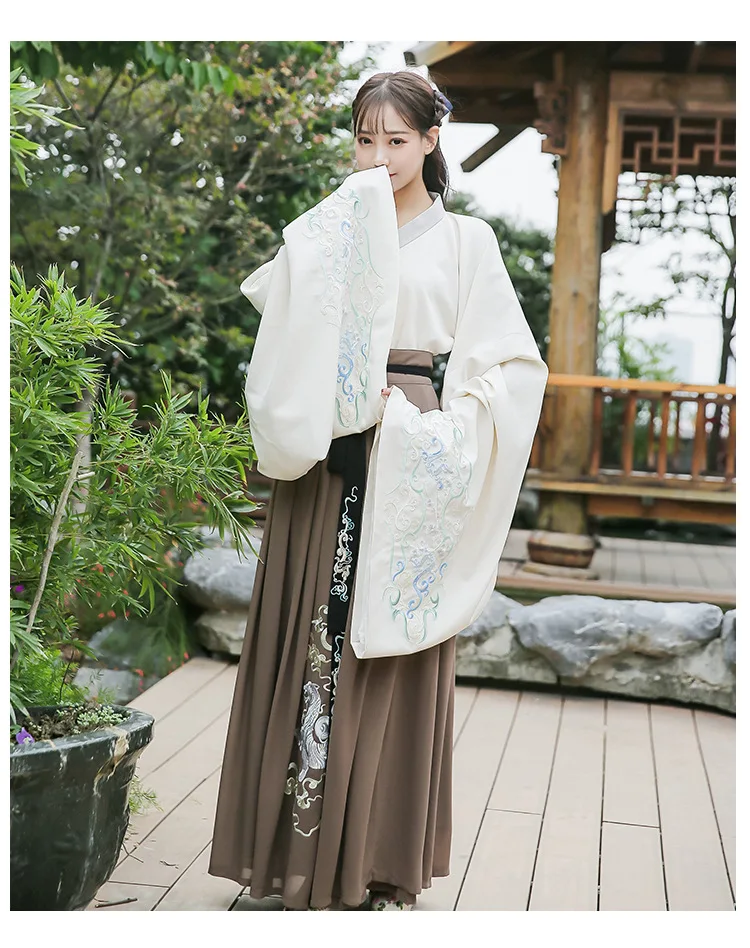Hanfu для взрослых, Национальный сценический костюм для выступлений, для женщин и мужчин, Династия Цин, китайский стиль, традиционный праздничный костюм DN3506
