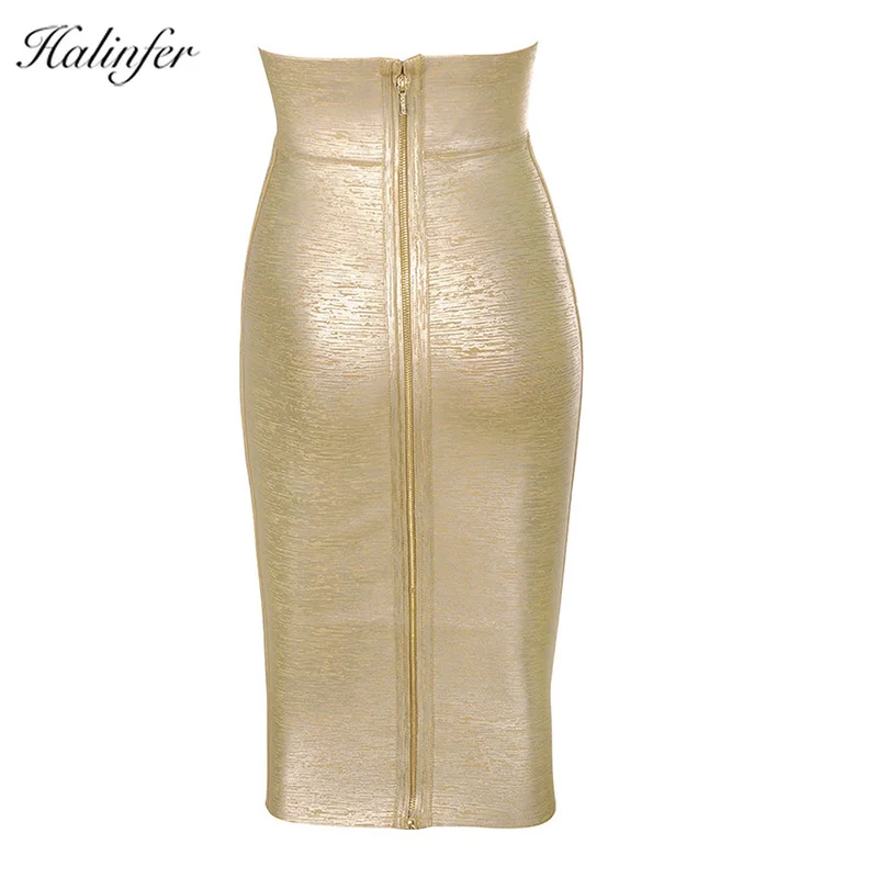 

Halinfer 2019 new summer women dress sexy bodycon Pencil Knee-Length bandage dress elegant celebrity party dresses vestidos