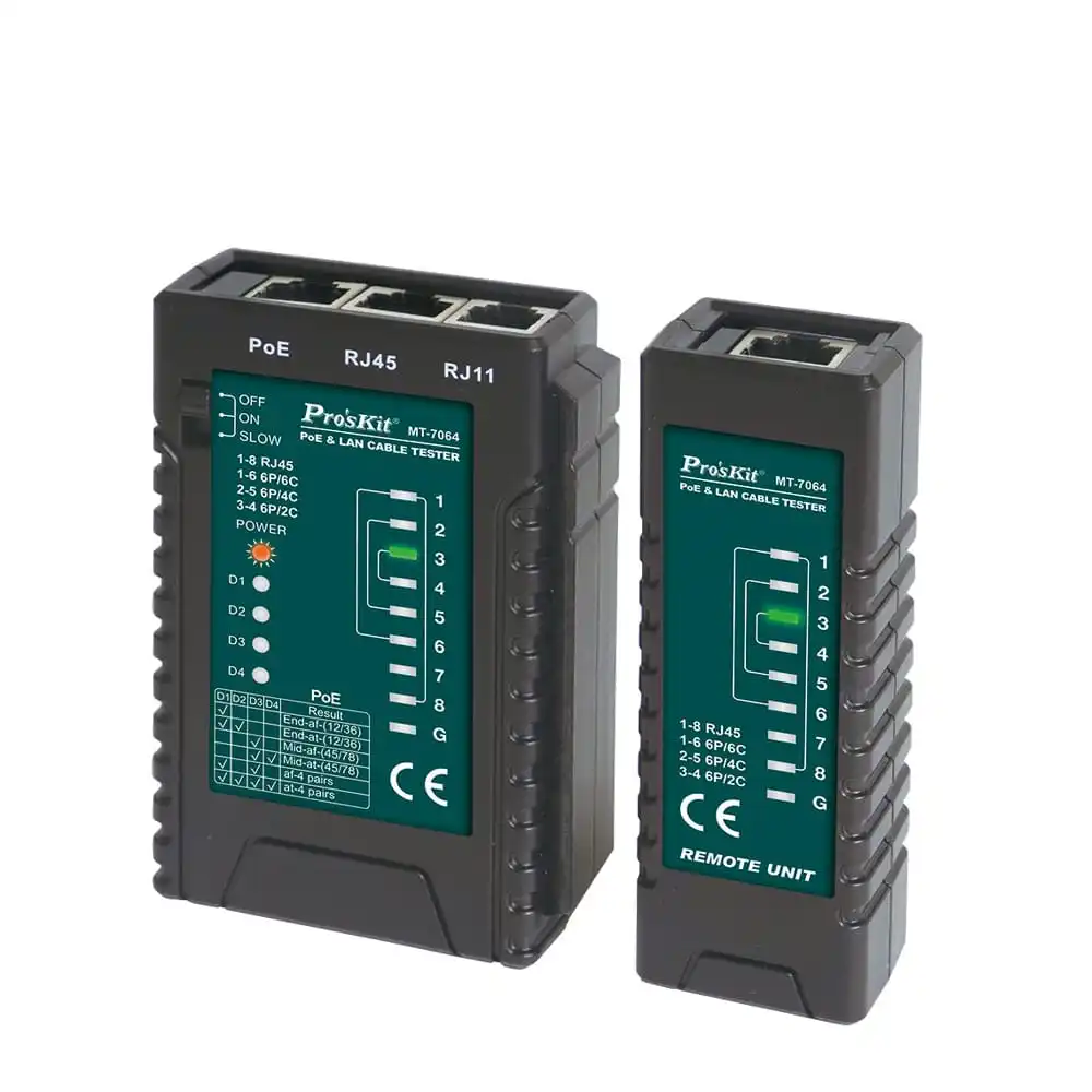 Po'sKit MT-7064-C POE and LAN Cable Tester network tester Multi-function line meter Video monitoring test |