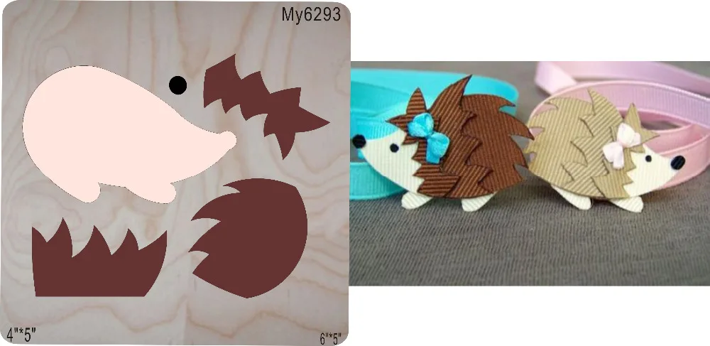 Hedgehog Scrapbook cut sky& steel деревянные штампы совместимы с большинством машин