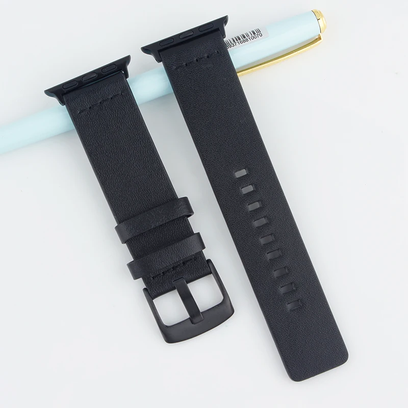 Кожаный ремешок для часов ALKVISION Apple Watch серии 4 винтажный спортивный ремень iwatch 42 38