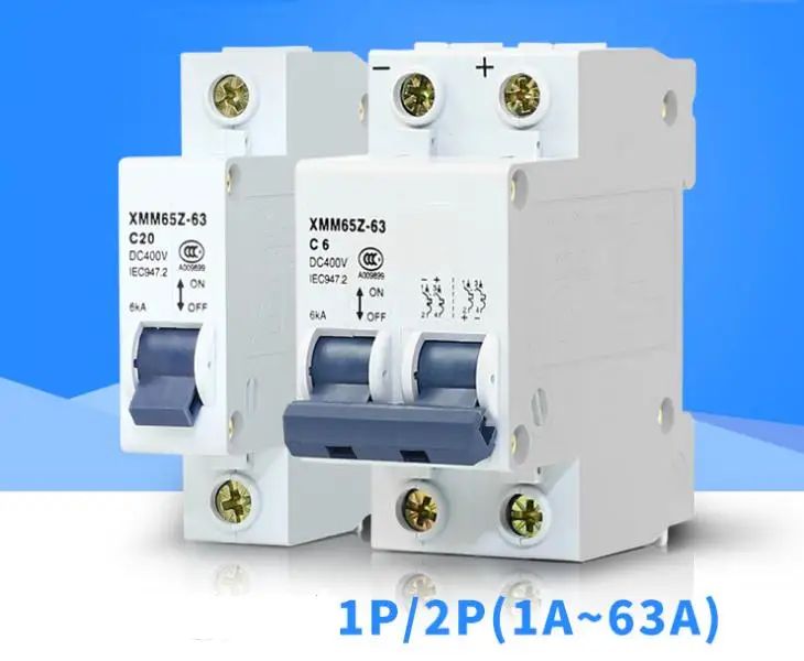 Солнечный автоматический выключатель постоянного тока 1P 1A- 63a DC250V.