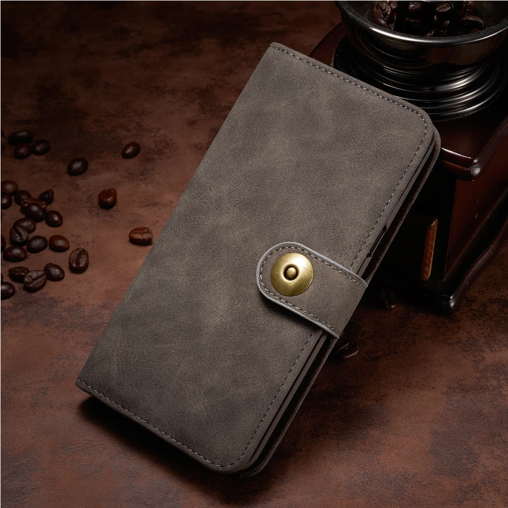 Felidio Case for Samsung Galaxy S8 Plus Wallet Magnet Removable PU Leather Flip Cover with Card Slots Holders S8Plus | Мобильные