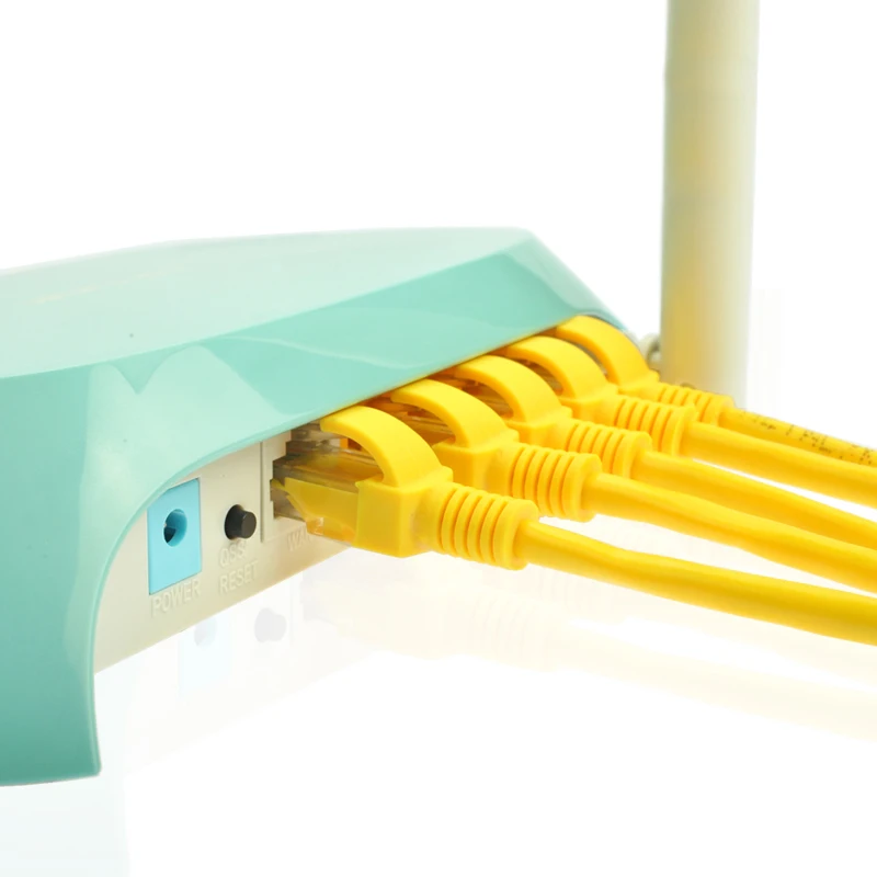 1M 2M 3M pure cooper jumper wire internet lan cable high speed patch cord UTP Cat 5e with RJ 45 connector for ADSL |